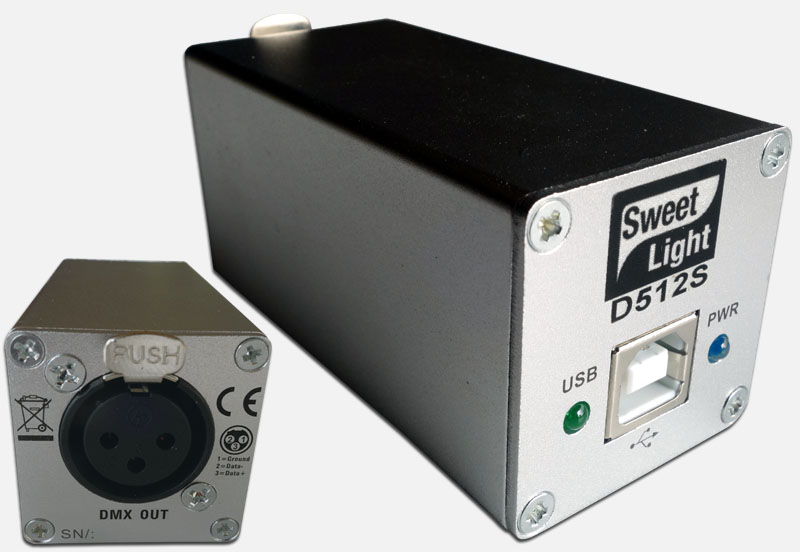 Sweetlight is the Dmx Interface Specialist for Pros and Amateurs