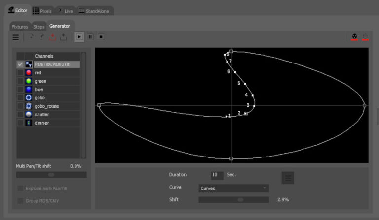 Light Controller Visualizer DMX Lighting Controller Software - Sweetlight